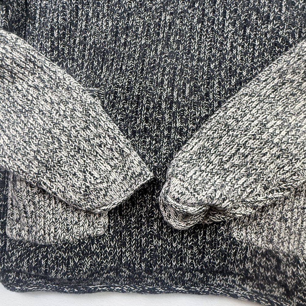 Christopher & Banks Size S Sweater Women's Pullover Long Sleeve Knit Black Gray - Picture 5 of 9